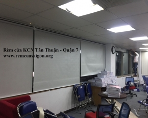 Thi công rèm cuốn văn phòng tại KCX Tân Thuận - Quận 7