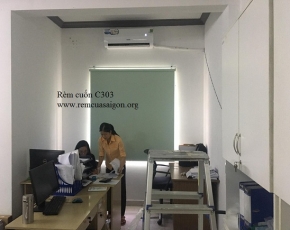 Rèm văn phòng công ty Hunufa - Bình Tân đẹp mắt và cản sáng tốt